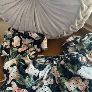 EXPRESS Floral Bodysuit